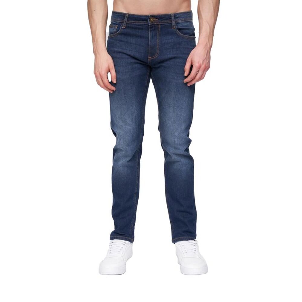 Henleys Mens Mayhen Slim Jeans / Dark Wash